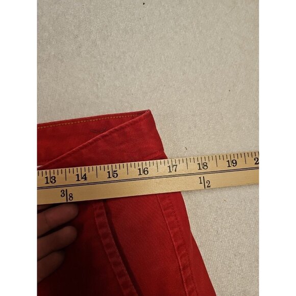 Men's Dockers Alpha Khaki Slim Tapered Pants Autumn Red - 33Wx30L EUC - Picture 3 of 7